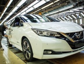 vyroba elektromobilu Nissan Leaf