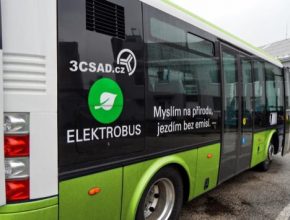 auto elektrobus elektrický autobus Hranice na Moravě SOR ČSAD