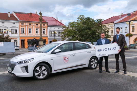 auto předání elektromobilu Hyundai Ioniq Electric