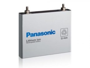 auto Panasonic lithium-iontová baterie