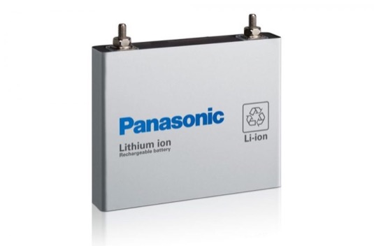 auto Panasonic lithium-iontová baterie