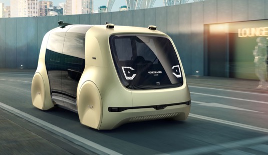 auto Volkswagen Sedric robotický vůz