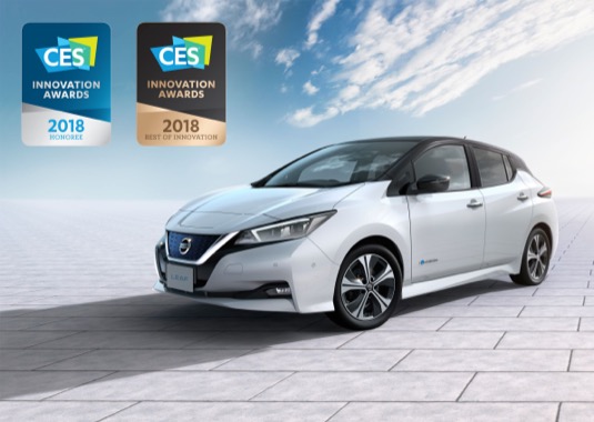 auto elektromobil nový Nissan Leaf ocenění