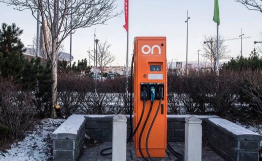 auto dobíjecí stanice pro elektromobily Reykjavík Island ON Power