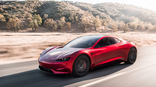 auto elektromobil Tesla Roadster nové generace