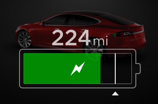 auto elektromobil dobíjení Tesla Model S