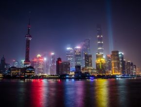 Čína Šanghaj město povolenky emise znečištění ovzduší