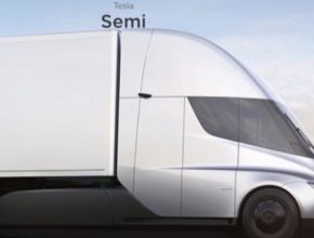 auto elektromobil Tesla Semi elektrický tahač truck