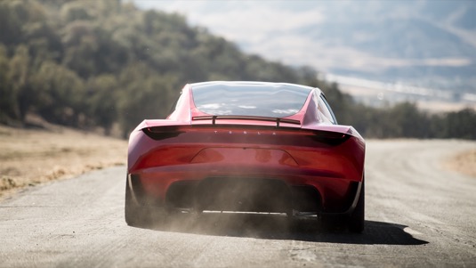 auto elektromobil Tesla Roadster nový