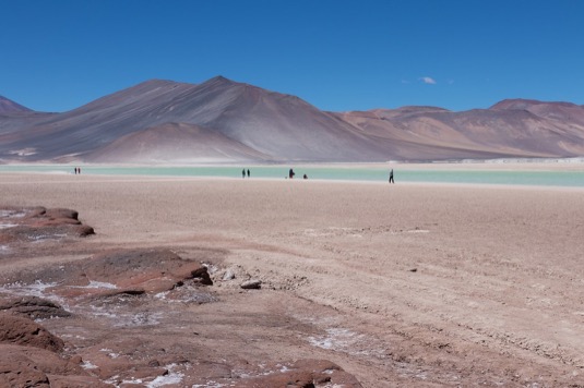 Poušť Atacama Chile těžba lithia