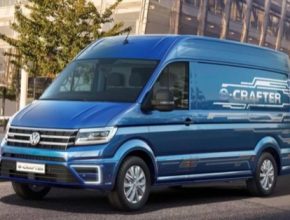 auto elektromobily elektrická dodávka elektrododávka Volkswagen e-Crafter