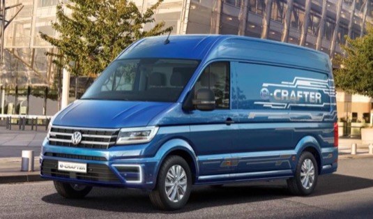 auto elektromobily elektrická dodávka elektrododávka Volkswagen e-Crafter