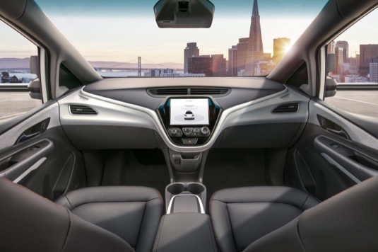 auto elektromobil Cruise EV Bolt EV robotické auto