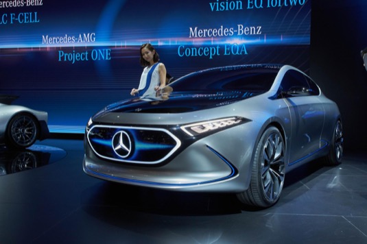 auto elektromobil koncept Daimler Mercedes-Benz EQA