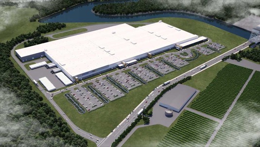 auto gigatovárna gigafactory 2 Buffalo Solarcity továrna na solární střešní tašky a panely