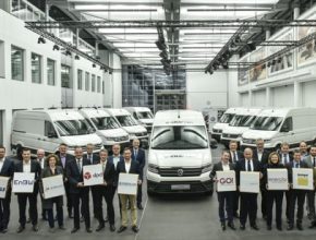 auto elektromobil elektrická dodávka Volkswagen e-Crafter