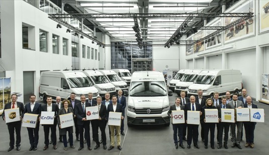 auto elektromobil elektrická dodávka Volkswagen e-Crafter