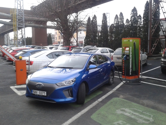 Rychlonabíjení elektromobilu Hyundai Ioniq Electric