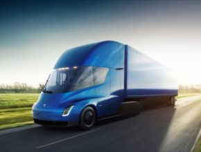 auto Tesla Semi elektromobil elektrický tahač