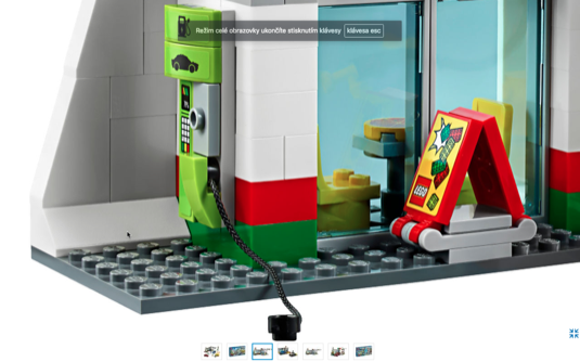 LEGO nabíjecí stanice pro elektrická auta