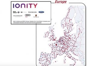 auto nabíjecí síť Ionity