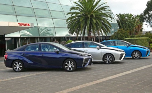 vodíkové auto Toyota mirai v austrálii