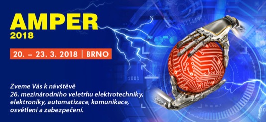 auto veletrh Amper 2018 Brno pozvánka
