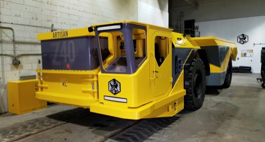 auto důlní nákladní elektromobil Z40