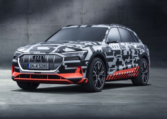 auto elektromobil Autosalon Ženeva 2018: Audi e-tron