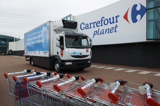 auto Renault elektrické nákladní auto elektromobil Carrefour