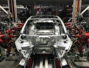 auto elektromobil výroba Tesla Model 3