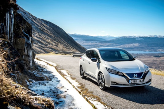 auto nový elektromobil Nissan Leaf Norsko prodeje