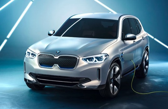 auto elektromobil elektrické SUV BMW iX3 autosalon Peking 2018