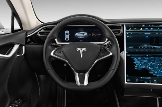 auto elektromobily volant Tesla Model S