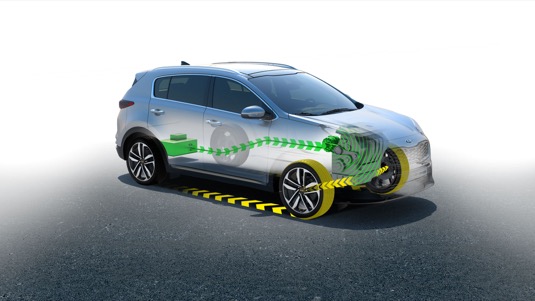 SUV Sportage prvním modelem Kia s naftovým částečně hybridním pohonem ´Eco Dynamics+´