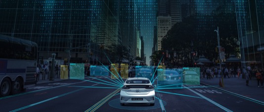 auto autonomní vozidla radar