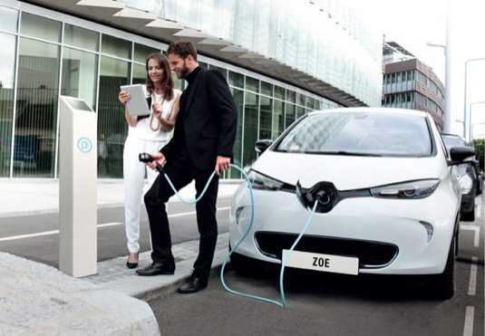 auto nabíjení elektromobilu Renault Zoe ZE