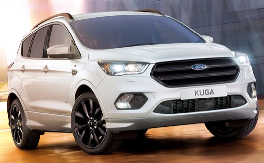 auto Ford Kuga crossover Mach 1 elektromobil