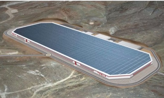 auto gigatovárna gigafactory Tesla