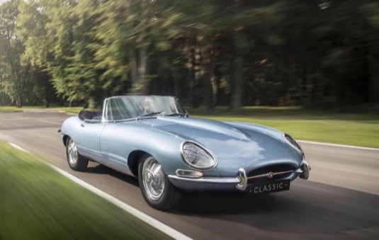 auto elektromobil Jaguar E-Type Zero