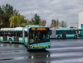 auto elektrobus elektrický autobus Solaris 18m New Urbino