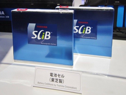 SCiB akumulátor společnosti Toshiba, jedna z variant lithium-titanátové baterie