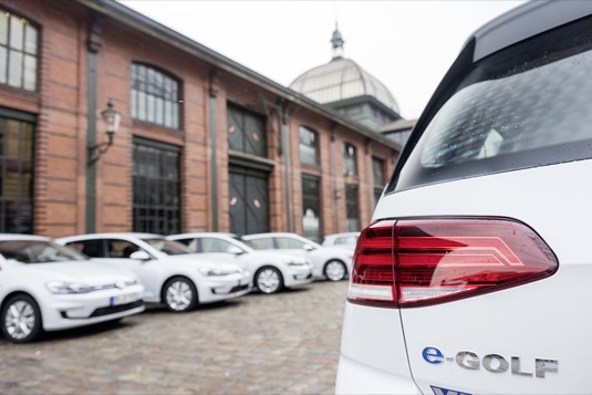 auto elektromobil Volkswagen e-Golf