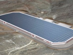 auto Gigatovárna Gigafactory Tesla Nevada