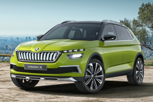 auto Škoda Vision X CNG hybrid