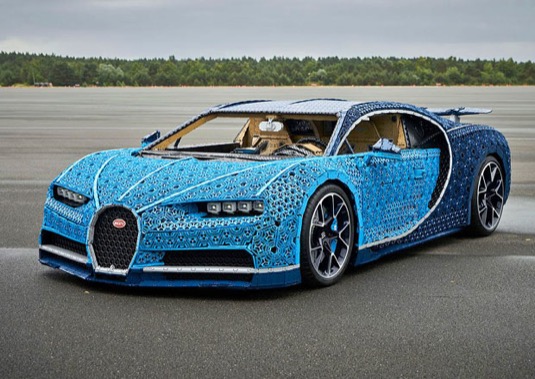 auto LEGO Bugatti Chiron elektromobil