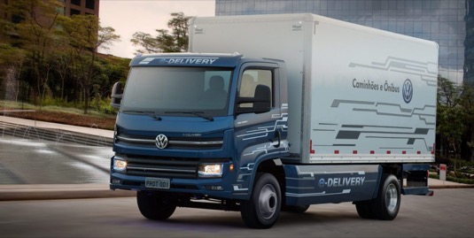 auto elektromobil elektrické nákladní vůz Volkswagen e-Delivery
