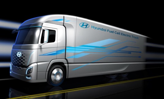 auto na vodík nákladní Hyundai Hannover