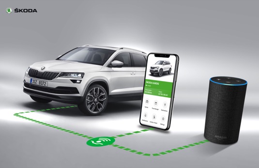 auto Škoda Alexa Amazon