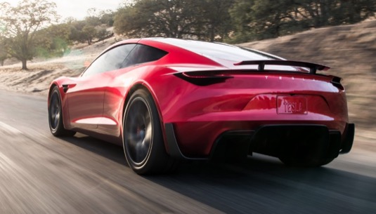 auto elektromobil nový Tesla Roadster
